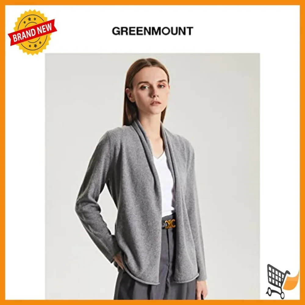 Lightweight Cashmere Cardigan, Recycled Material, Short Length, Regular Fit